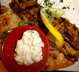Souvlaki als Vorspeise