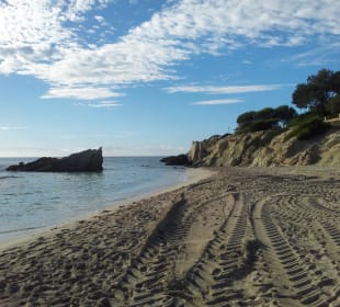 Son Moll Strand am Morgen