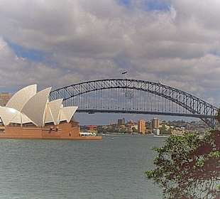 Sydney Opera House und Harbour Bridge