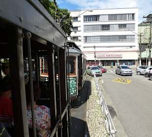 Mit der Bahn durch Santos