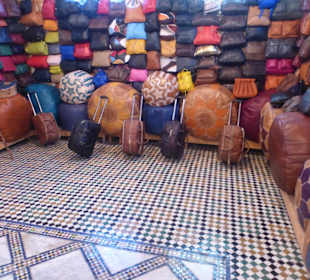 Gerberviertel Lederwaren Fes Marokko