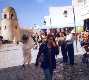 Hauptplatz in Sousse am Eingang zur Medina