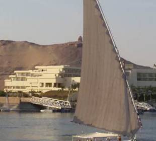 Felle auf dem Nil in Aswan
