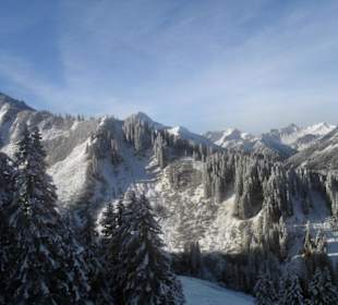 Blick von der Bergstation Kanzelwand