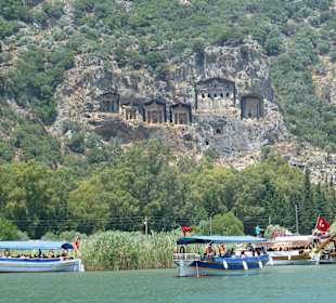 Dalyan Ausflug: Felsengräber von Dalyan / Kaunos