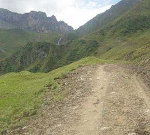Blick zur Nassen Tux Alm