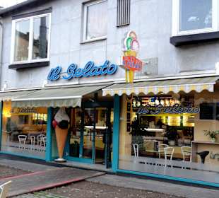 Außenansicht des Eiscafés