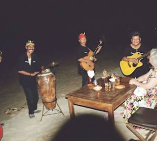 Stimmungsvoller Ausklang nach dem Dinner.