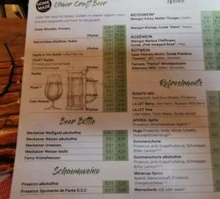 Speisekarte