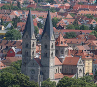 Blick auf die Altstadt von Würzburg