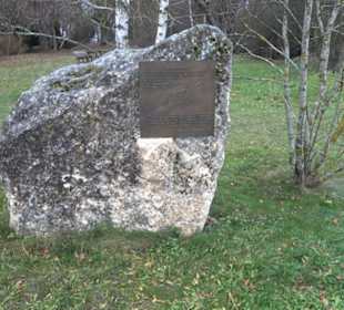 Gedenkstein - Absturz eines Flugzeuges Bremelau