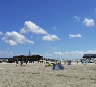 Pfahlbauten in St. Peter-Ording