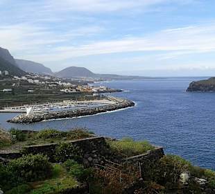 Blick auf Garachico vom Mirador El Guincho