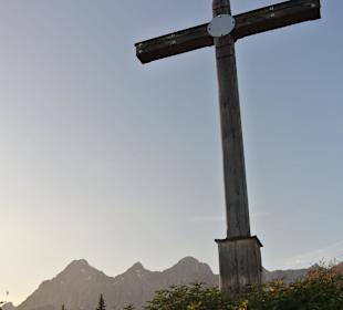 Blick vom Hausberg-Rittis zum Dachsteinmasiv