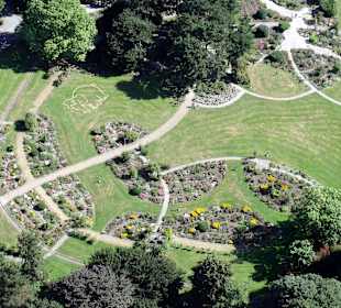 Blick vom Fersehturm mit Flohmarkt