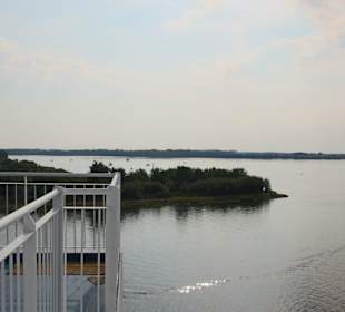 Die fjordartige Trave vor Travemünde