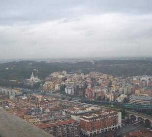 Vista su Roma dalla cupola di s.Pietro