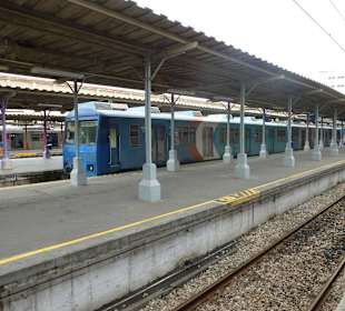 In Rio auf dem Bahnsteig