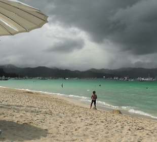 Aufkommender Regenschauer