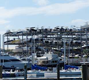 Blick auf den Jagdhafen