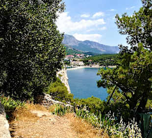 Weg nach Makarska über Leuchturm
