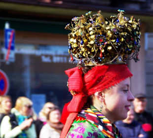 Heimat-Trachtenverein D`Kreebauern Forchheim Fußgr