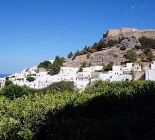 Blick auf Lindos