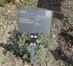 Kräuter Hinweistafel
