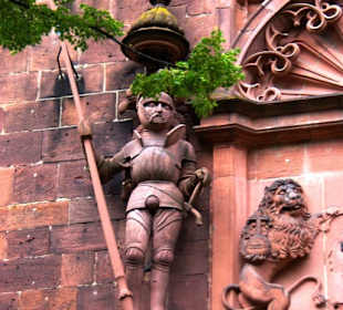 Linker Bereich vom Eingang