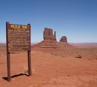 Beginn des Wildcat Trails