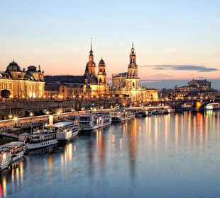 Silhouette Dresden Altstadt