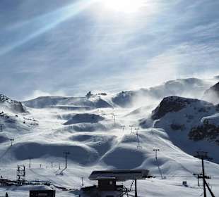 Ischgl, Idalp ganz stürmisch