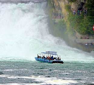 Am Rheinfall von Neuhausen bei Schaffhausen