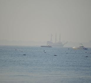 Spaziergang am Strand Richtung Side 