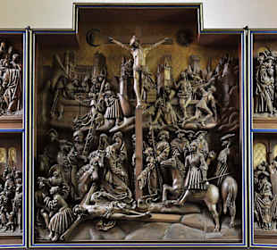 Geschnitzter Hochaltar, Detail