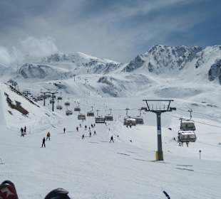 Hochgurgl, eine Autobahn von Piste...