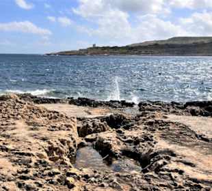 Halbinsel Qawra - Blick Richtung Sliema