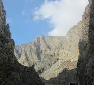 Strasse zum Preveli Strand