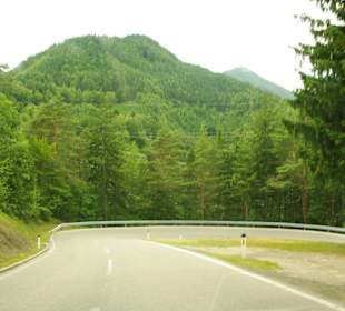 Juli Abfahrt bei Königswetter Richtung Lienz