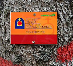 Kennzeichnung des Pilgerweges