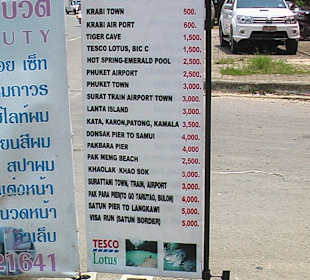 Einige Taxi Service in Ao Nang 
