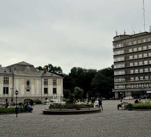 Plac Szczepański latem