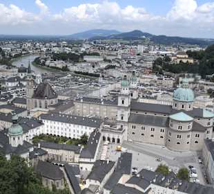 Blick über Salzburg
