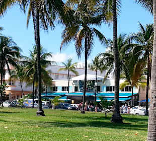 Blick auf den Ocean Drive