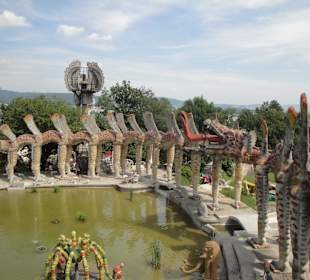 Das begehbare Rondell mit Flügelhunden