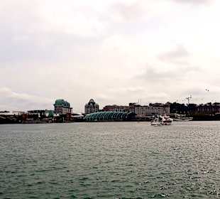 Blick auf Sentosa Island
