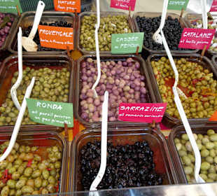 Eindrücke vom Wochenmarkt in Collioure