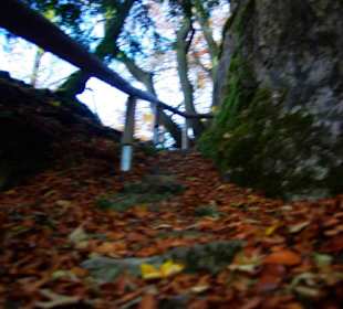 Treppenaufstieg Wanderung