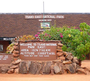 Gate to Tsavo East