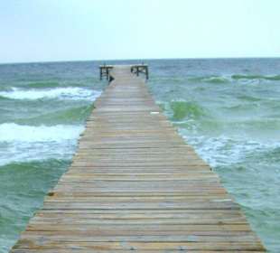 Das Meer bei leichtem Sturm